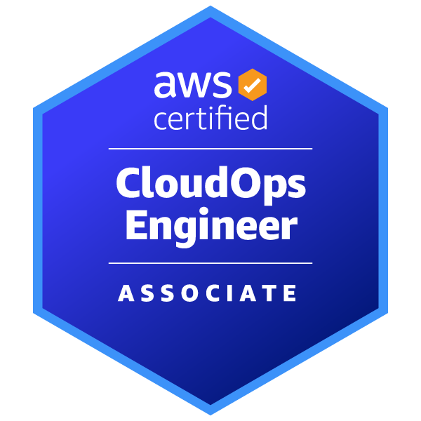 Amazon Web Services – CloudOps Engineer – Associate